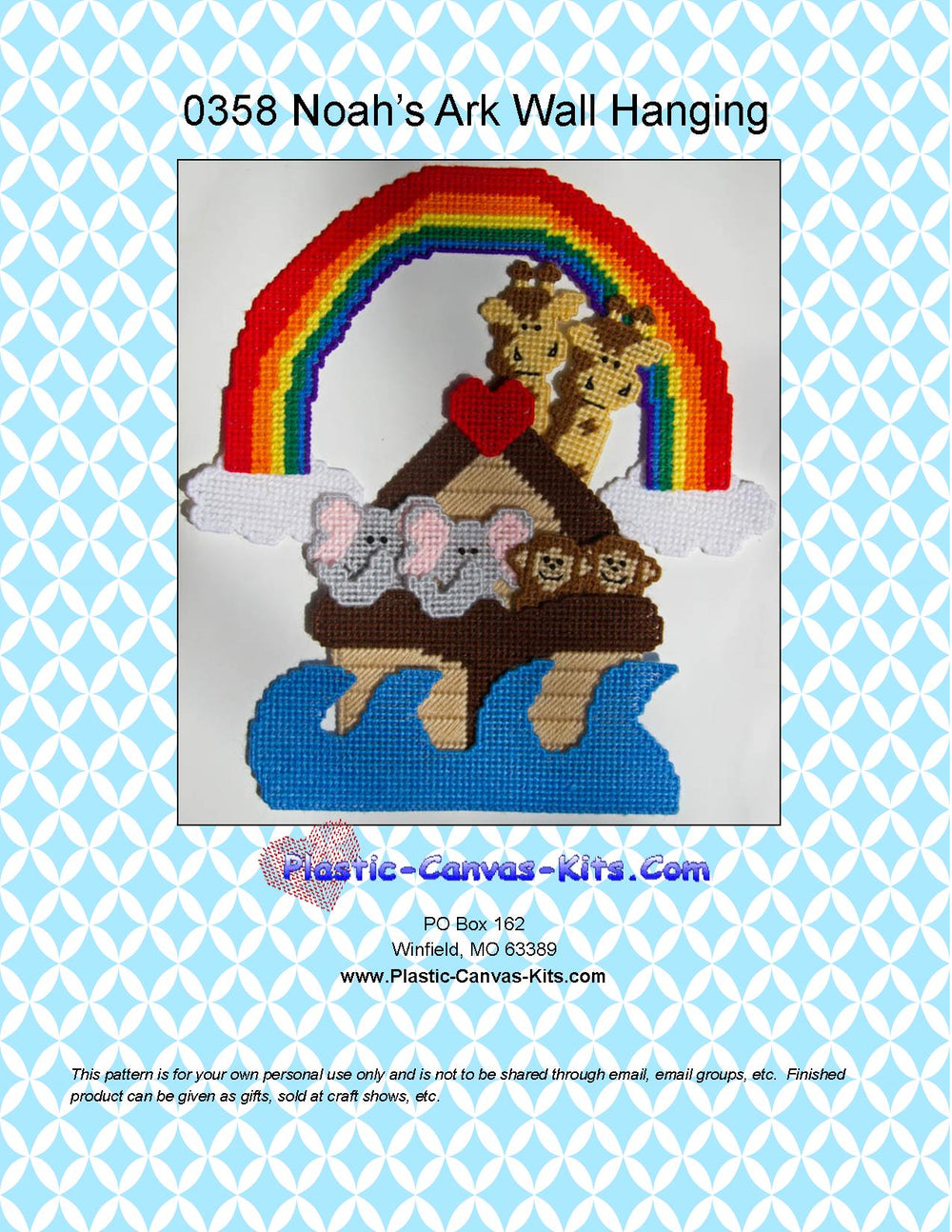 Noah's Ark Wall Hanging