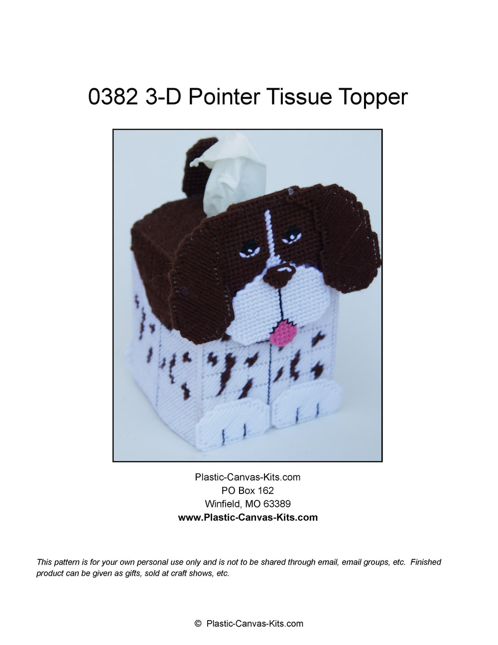 3-D Pointer Tissue Topper