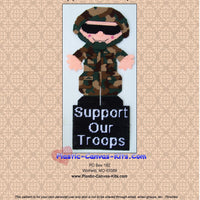 Support Our Troops Wall Hanging