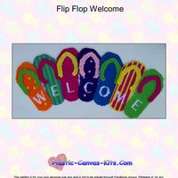 Flip Flop Welcome Sign