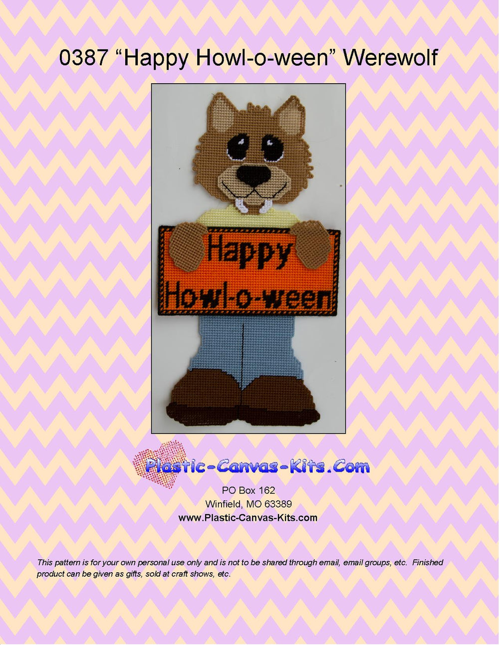 Happy Howl-o-Ween Werewolf