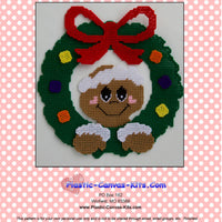 Christmas Wreath with Gingerbread Man