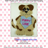 Puppy Love Valentine's Day Dog Wall Hanging