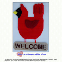 Cardinal Welcome Sign