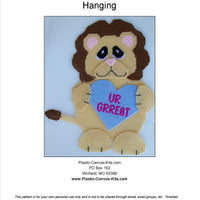 UR Grreat Valentine's Day Lion Wall Hanging