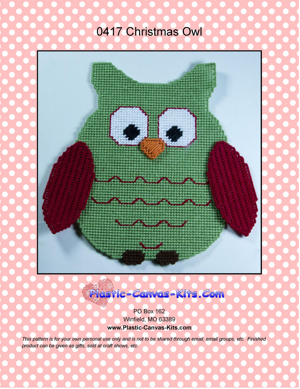 Christmas Owl Wall Hanging