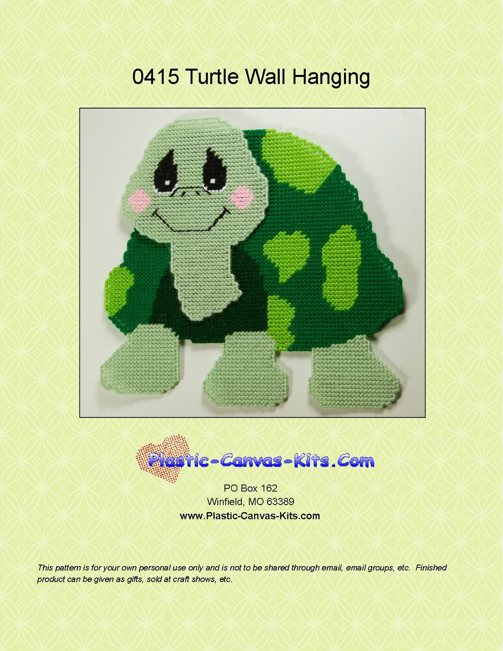 Turtle Wall Hanging