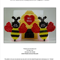 Valentine's Day Beehive Napkin Holder