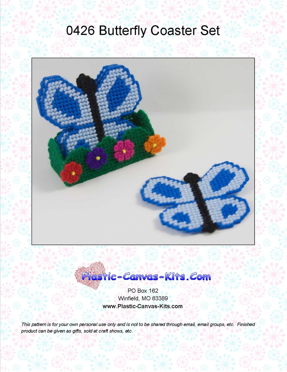 Butterfly Coaster Set