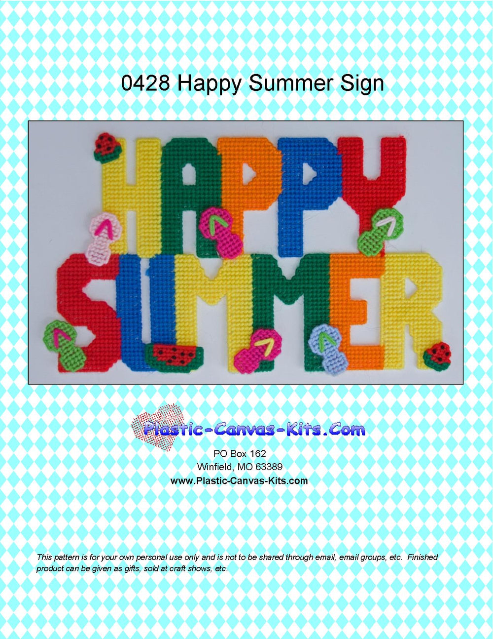 Happy Summer Wall Hanging