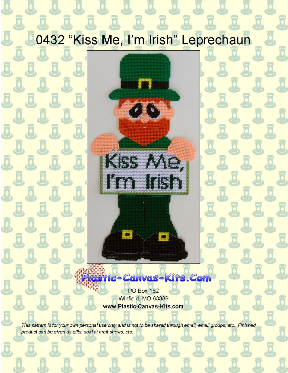 Kiss Me, I'm Irish Leprechaun