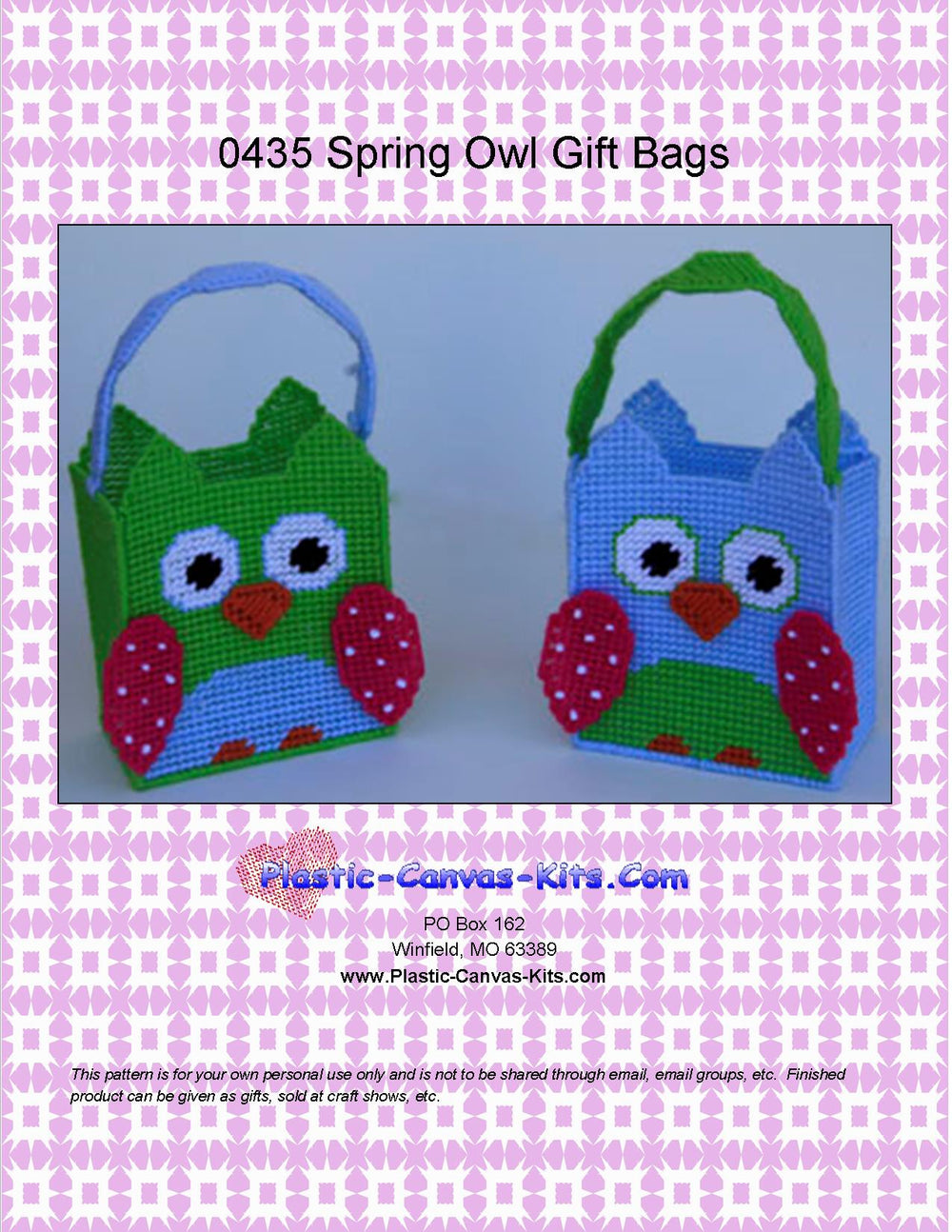 Spring Owl Gift Bags