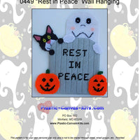 Rest in Peace Ghost Wall Hanging