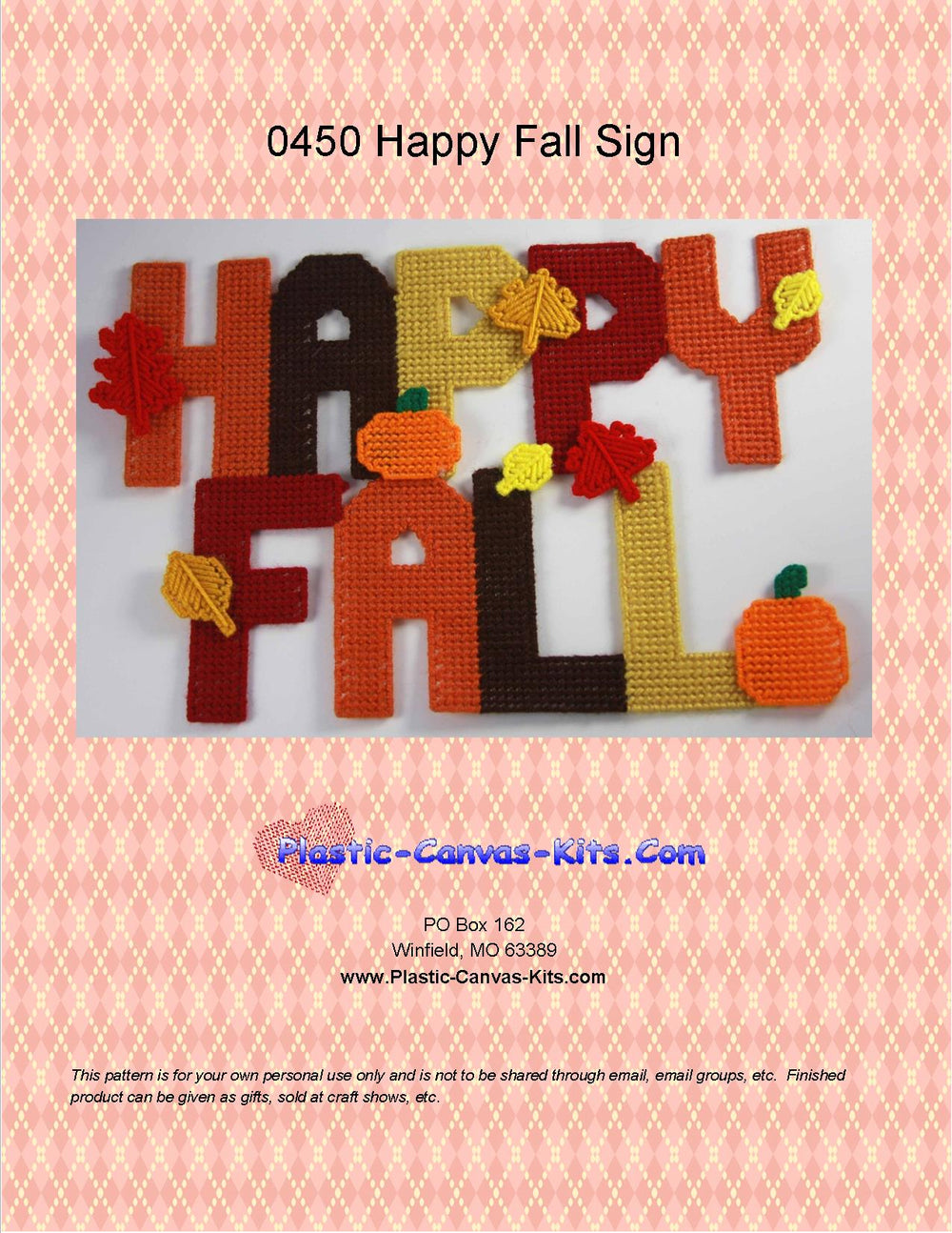 Happy Fall Wall Hanging