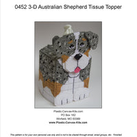 Australian Shepherd 3-D Tissue Topper