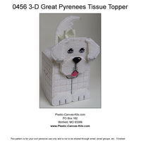 Great Pyrenees 3-D Tissue Topper