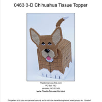 Chihuahua 3-D Tissue Topper