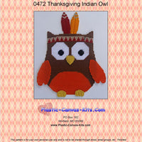 Thanksgiving Indian Owl Wall Hanging