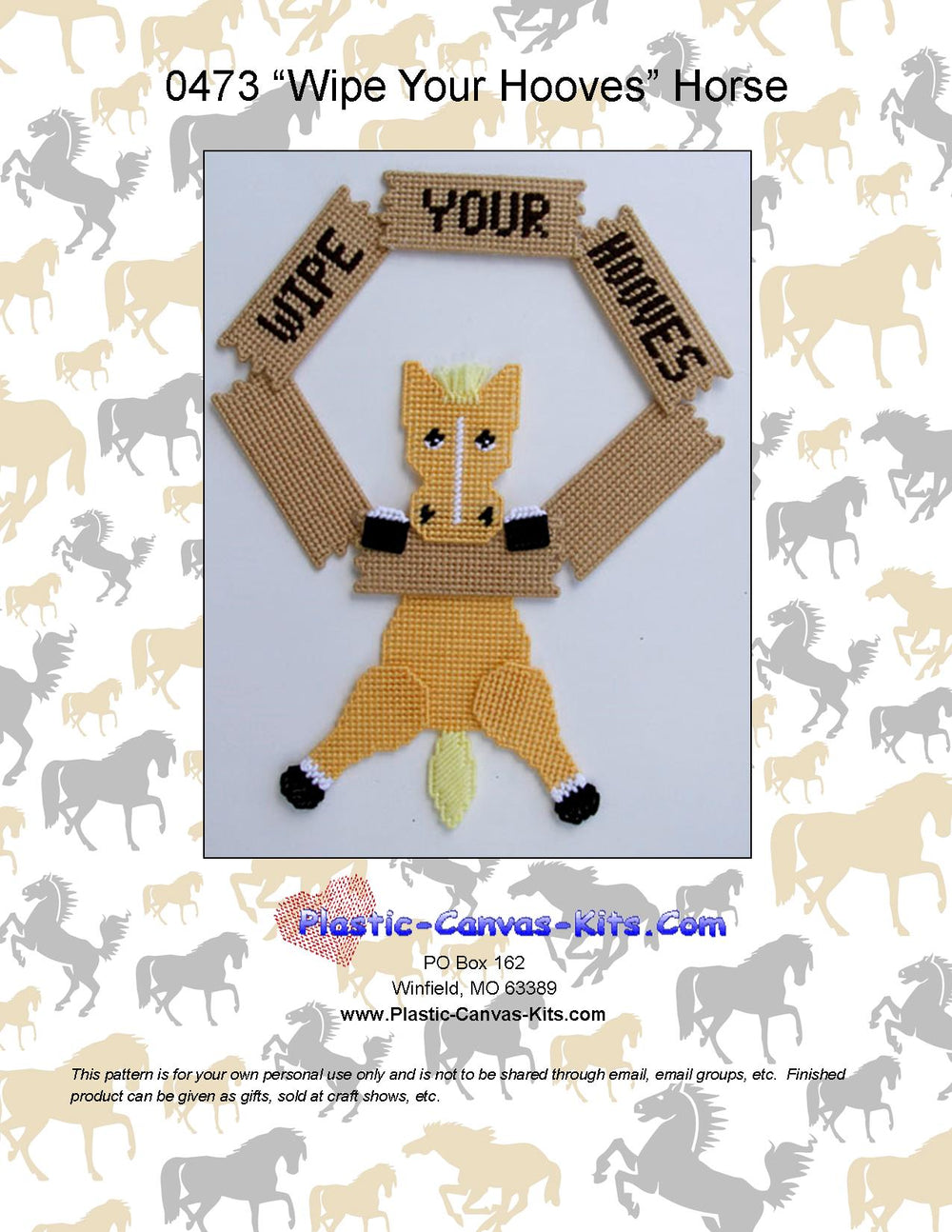 Horse-Wipe Your Hooves