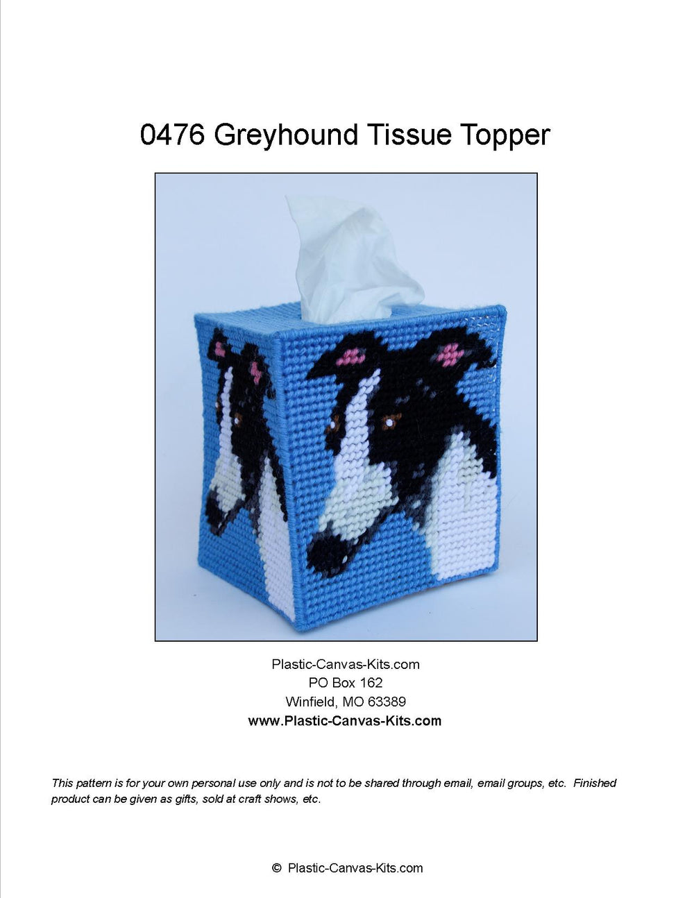 Greyhound Tissue Topper