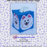 American Eskimo Dog Tissue Topper