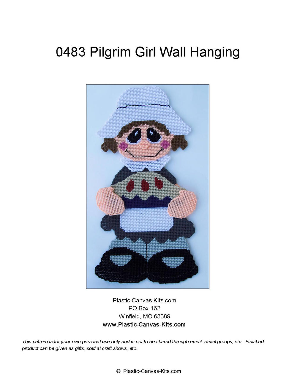 Pilgrim Girl Wall Hanging