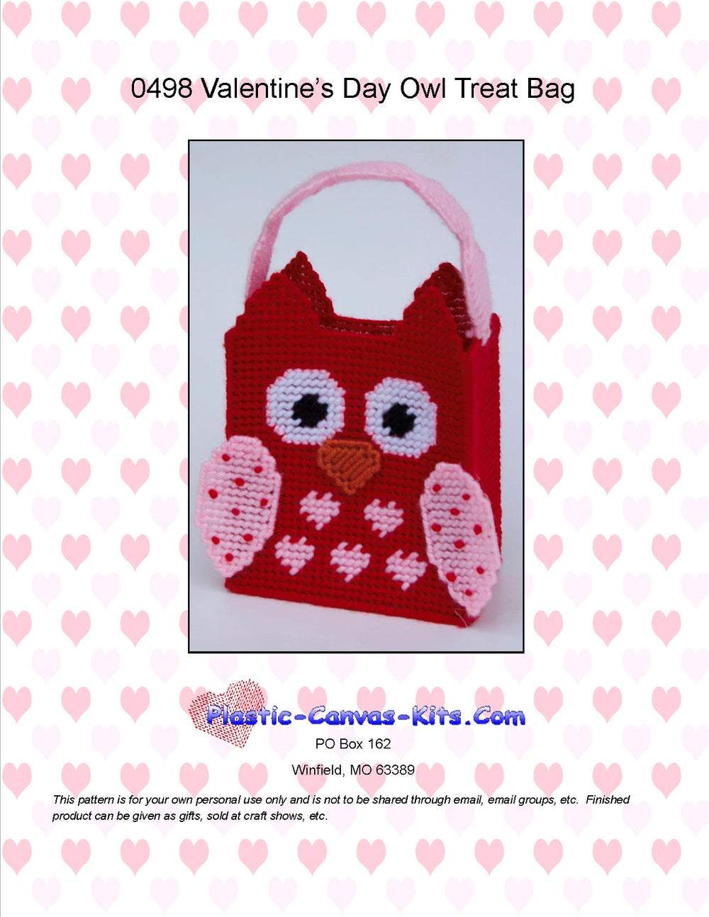 Valentine's Day Owl Treat Bag