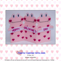Valentine's Day Frogs Folding Screen