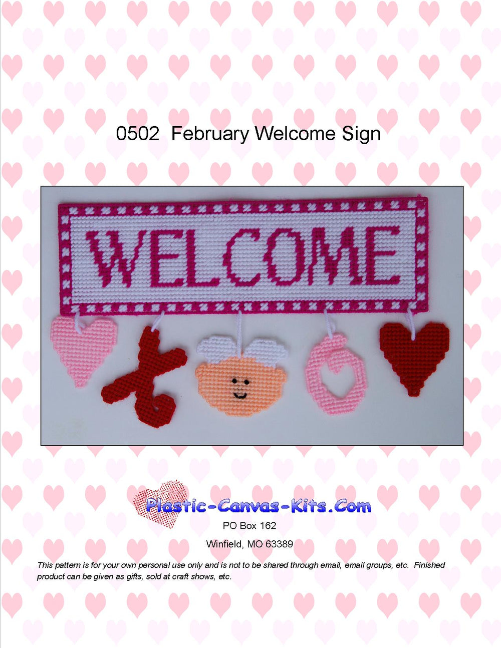 February Welcome Sign