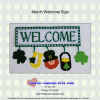 March Welcome Sign