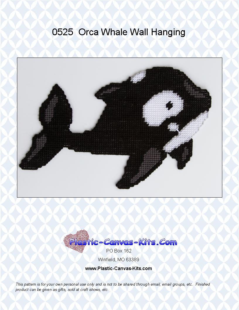 Orca Whale Wall Hanging