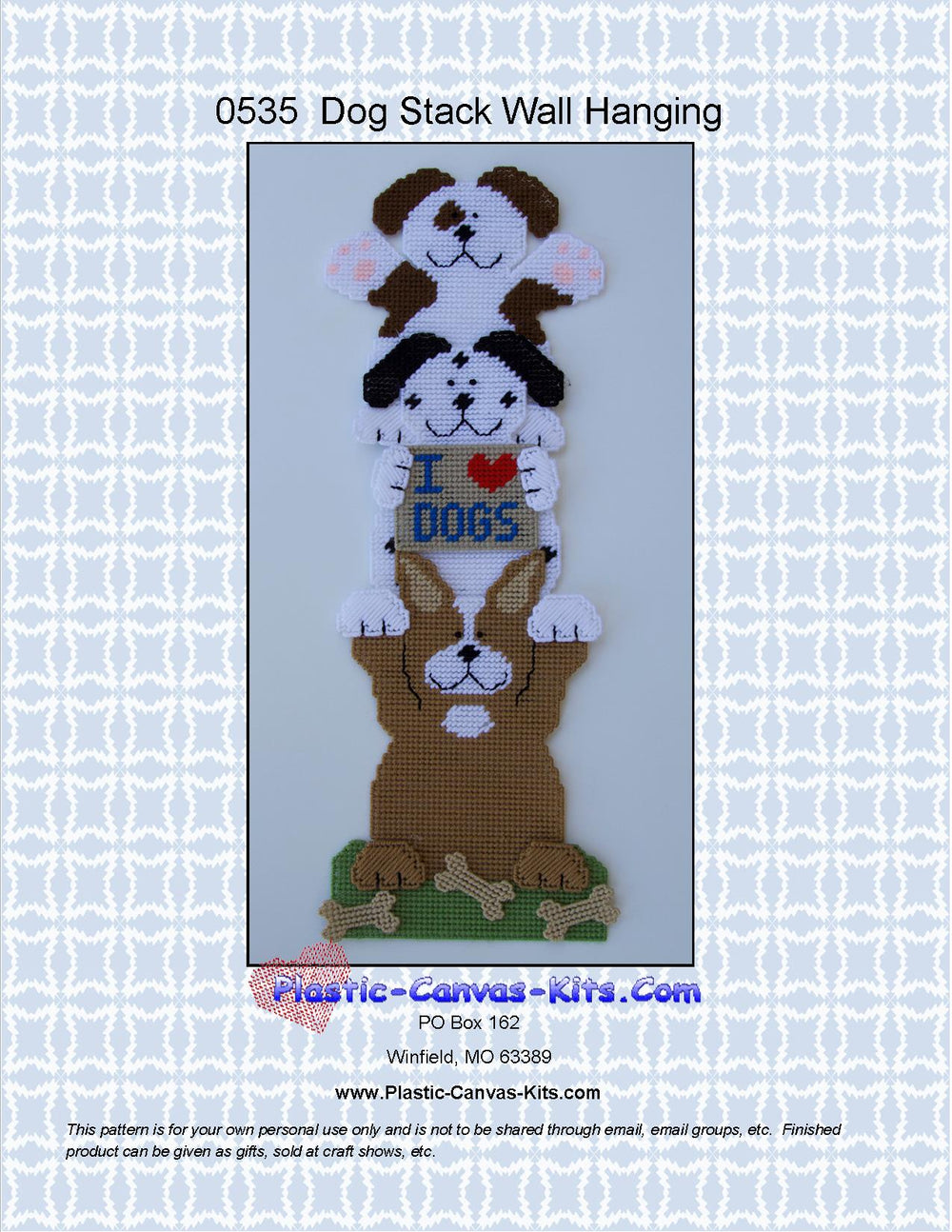 Dog Stack Wall Hanging