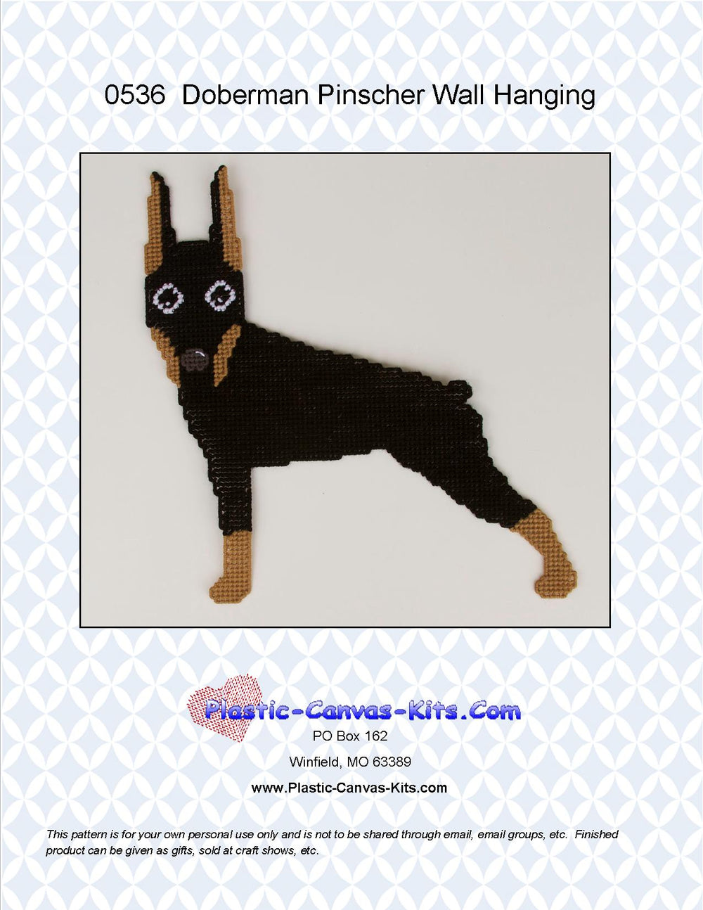 Doberman Pinscher Wall Hanging