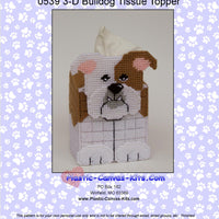 Old English Bulldog 3-D Tissue Topper