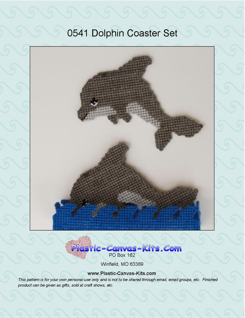 Dolphin Coaster Set