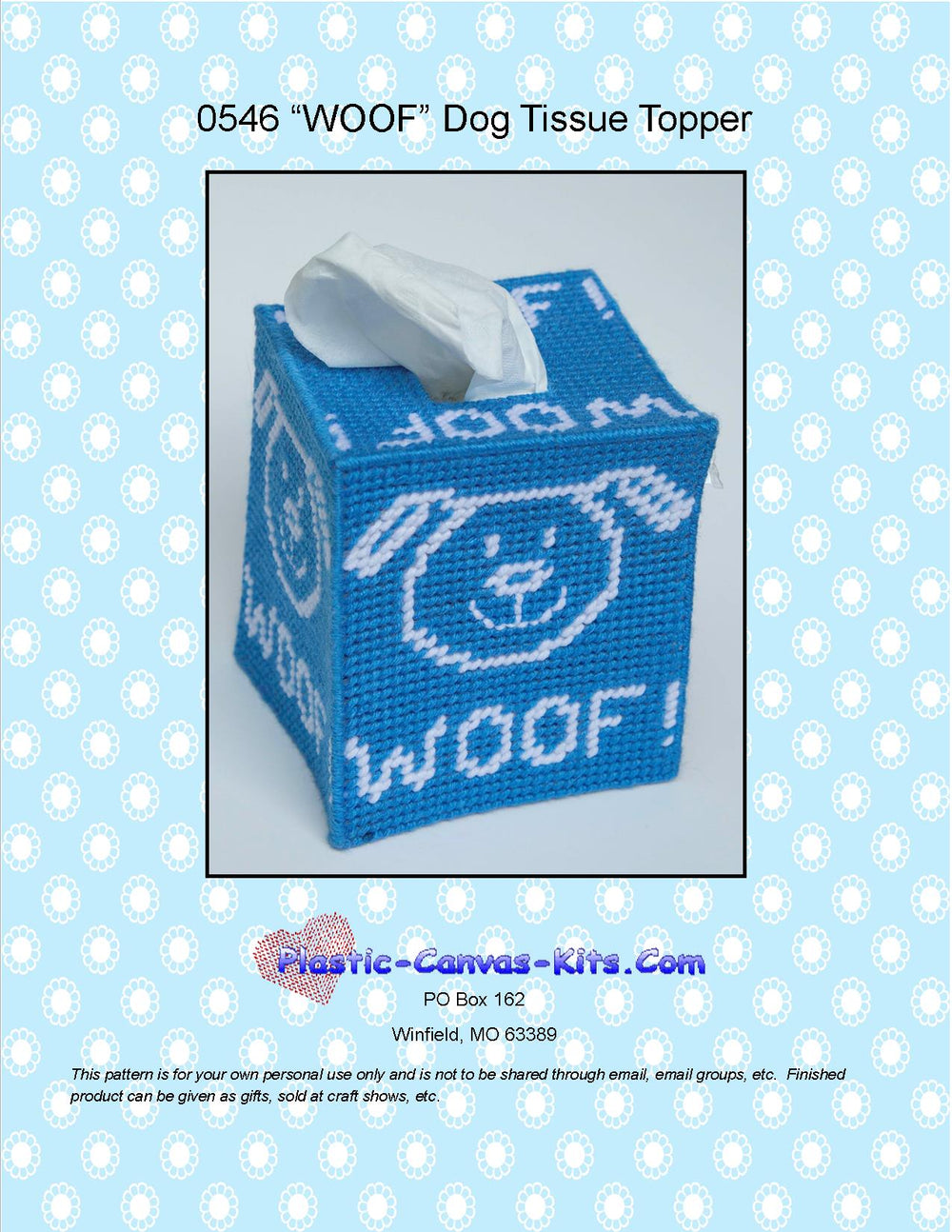 WOOF Tissue Topper