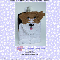 Wire Haired Fox Terrier 3-D Tissue Topper