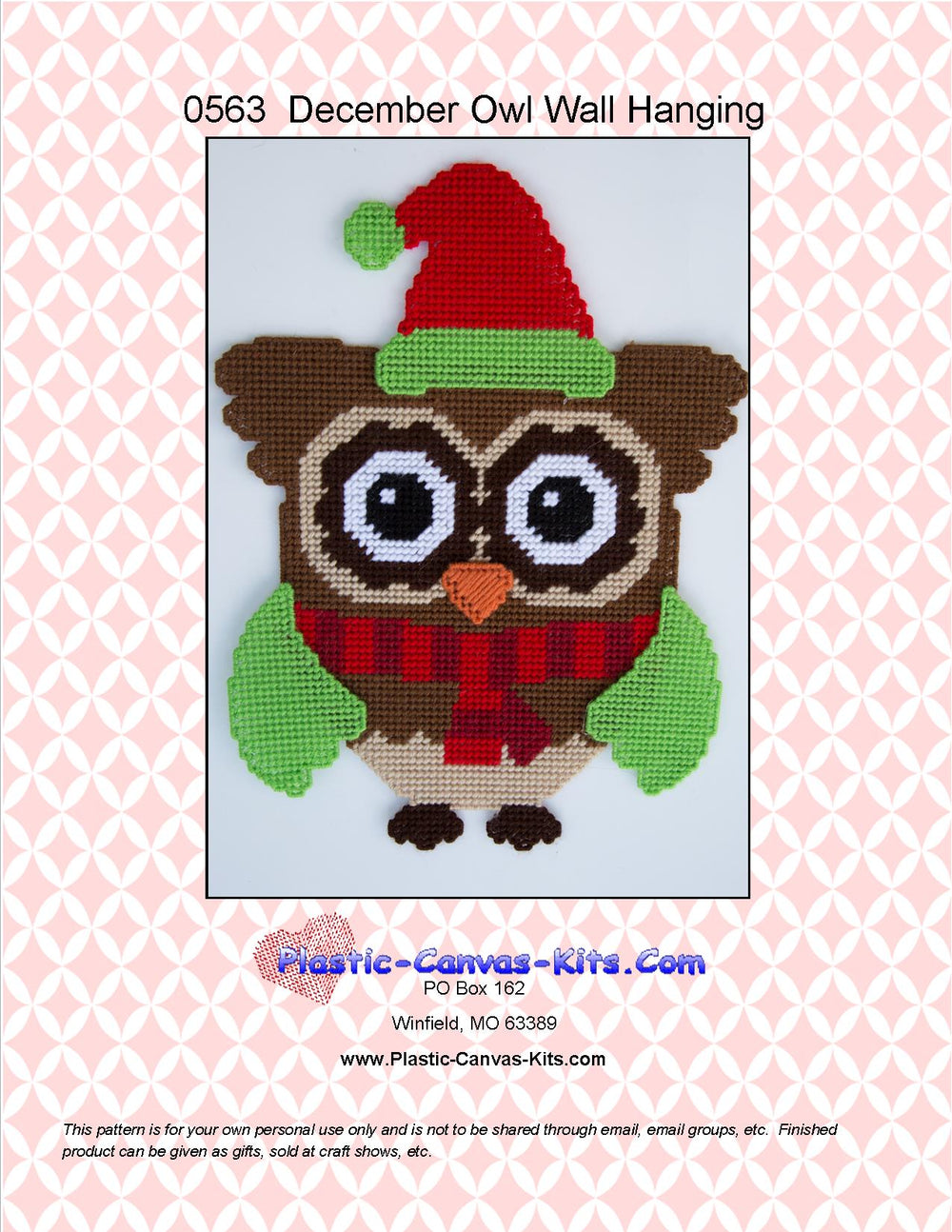December Owl Wall Hanging