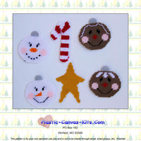 Snowman and Gingerbread Man Ornaments