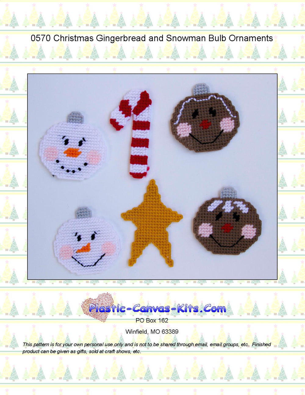 Snowman and Gingerbread Man Ornaments