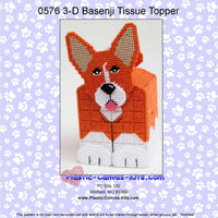 Basenji 3-D Tissue Topper