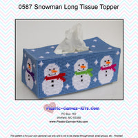 Long Snowman Tissue Topper