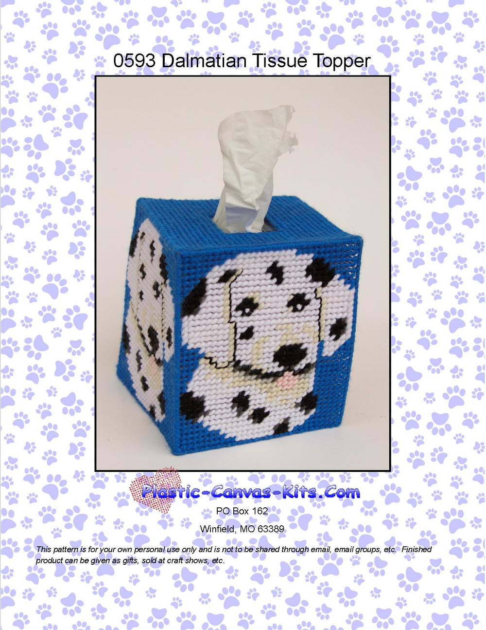 Dalmatian Tissue Topper