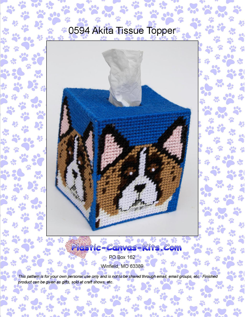 Akita Tissue Topper