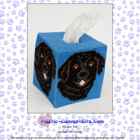 Black Labrador Retriever Tissue Topper