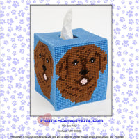 Chocolate Labrador Retriever Tissue Topper