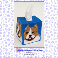 Amercian Staffordshire Terrier Tissue Topper