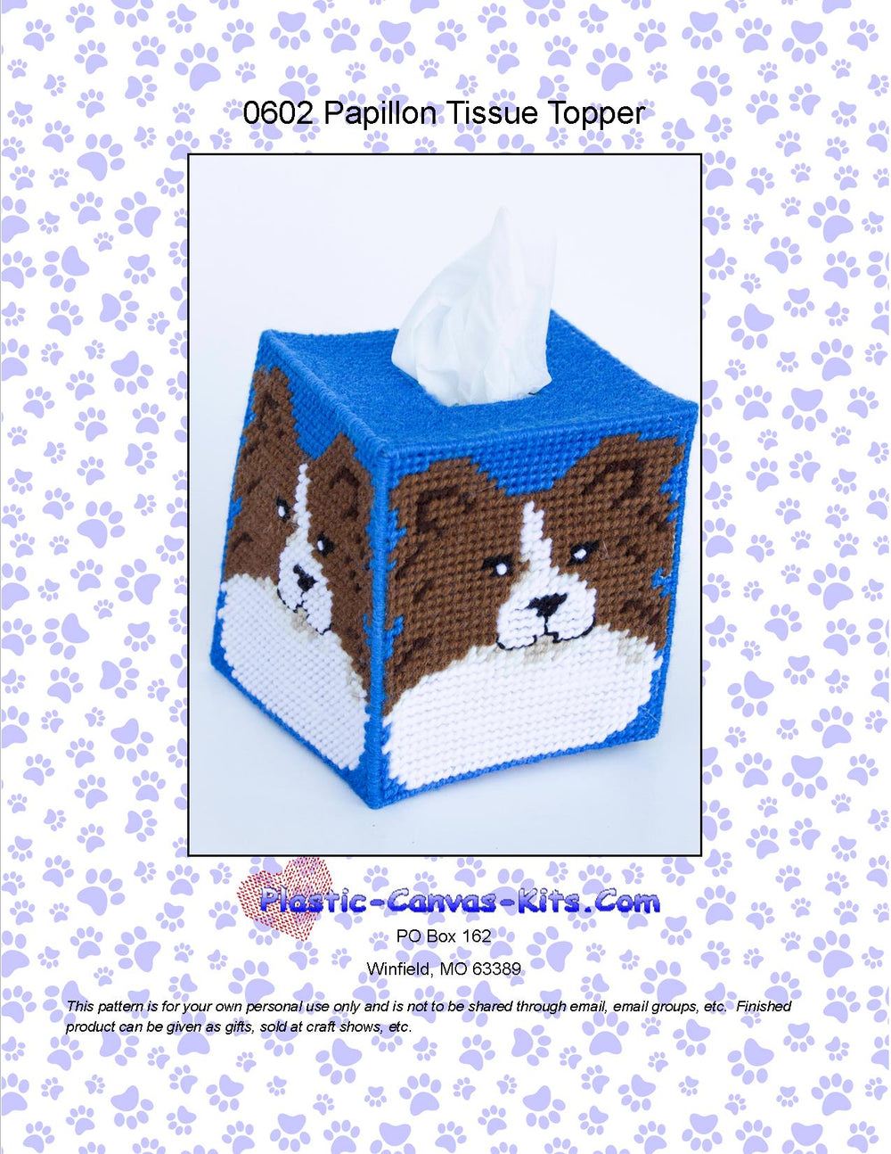 Papillon Tissue Topper