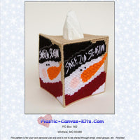 Sneezin' Season Snowman Tissue Topper