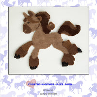 Running Brown Horse Wall Hanging